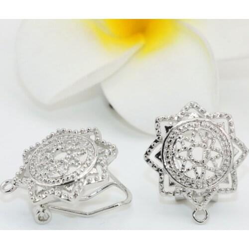 Bohemia Style 11 Types Ear Clip Earrings for Women Metal Silver-color Exquisite Party Weddings Party Gifts Charms Jewelry B2820