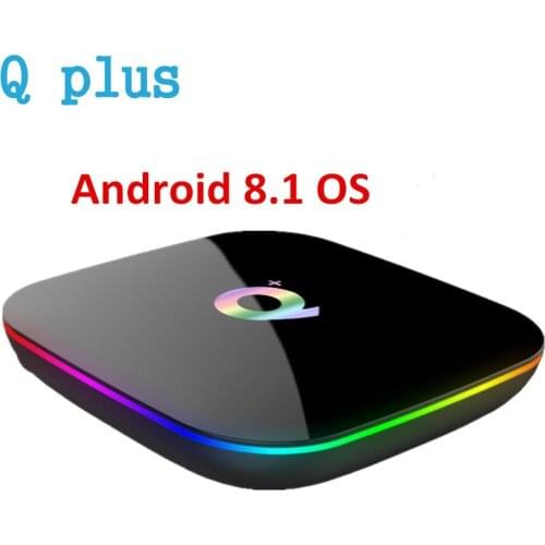 VHXSIN 10PCS/LOT Q PLUS 2019 TV Box Android 9.0 Smart Set top box H6 4GB 32GB 64GB USB3.0 H.265 4K