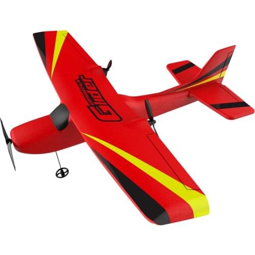 2.4G 2CH 350mm Micro Wingspan Remote Control RC Glider Airplane Plane Fixed Wing EPP Drone with Built-in Gyro for Kids