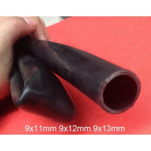 9x11mm 9x12mm 9x13mm 9mm black silicone tube flexible Black silicon hose high temperature non-toxic dark silicone rubber tubing