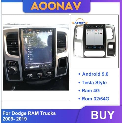 2 din Android Car Radio HD Autoradio Multimedia Player For Dodge RAM 1500 2009- 2019 Car Stereo 2DIN Touch Screen Auto audio