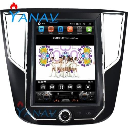 Car Audio Radio DVD player Car Navigation GPS For-ZOTYE SR7 2016 12.1 inch Tesla style Vertical Screen car multimedia system HD