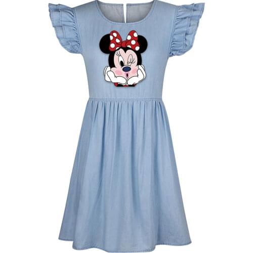 Модные джинсовые платья Disney China At AliExpress