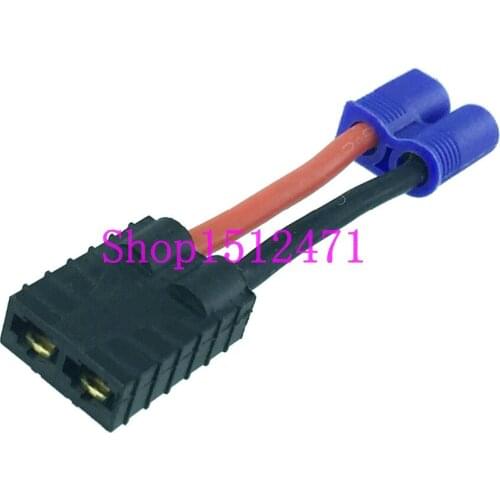 EC3 Male Plug to Traxxas TRX Female Connector Adapter E-Flite Tenergy 14AWG 5cm Wire