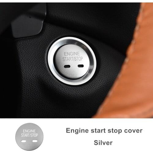 Car Engine Start Stop Ring Keyless Start System Button Decoration Covers Car styling For Cadillac XT5 CT6 SRX CTS XTS