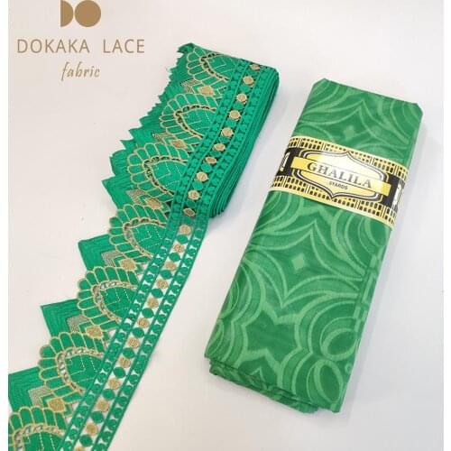 5+5 Yards Ribbons For Crafts DIY Sewing Accessories And Bazin Riche Brode African Lace Fabric 2020 High Quality Basin Lace