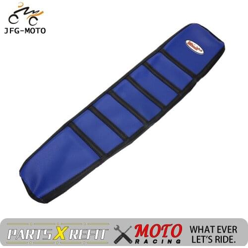 Motorcycle Rubber Striped Leather Soft Gripper Skin Seat Cover For Yamaha YZ250F YZ450F YZ 250F 450F 250 450 F 2003 2004 2005