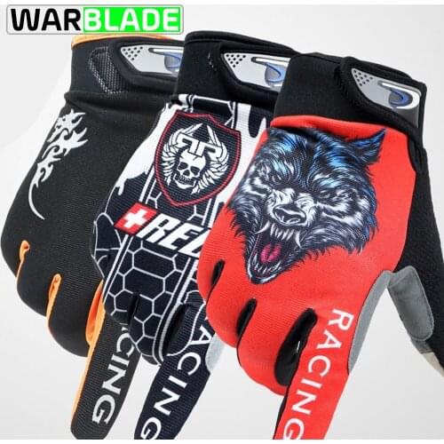 WarBLade Mens Full Finger Sports Cycling Gloves Touch Screen Gloves for Men Women Workout Spring Autumn Biking Bicycling