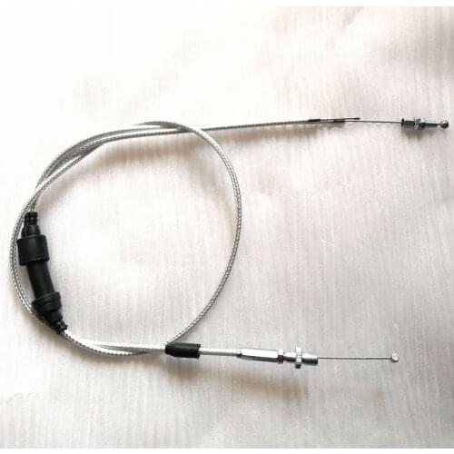 Dual throttle cable Kit for PZ30 30mm Carburetor Accelerating Pump Cable Choke Carb for ATV Dirt Bike Pit Quad 200cc 250cc