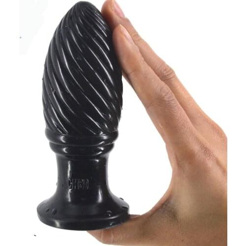 FAAK Cheap small pinecone thick anal plug couples flirt erotic toy fetish butt vagina stimulator dildo adult product promotion