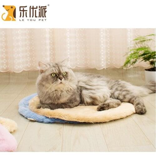 New Pet Sleeping Mat Cat Bed Dog Bed Thickened Pet Soft Wool Mat Blanket Mmattress Household Portable Washable Warm Carpet