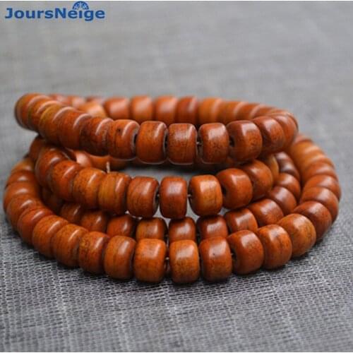 Wholesale Natural Cow Bone Bracelets Do The Old Weathering Pattern Tibetan Buddha Bucket Beads Hand String DIY Bracelet Jewelry