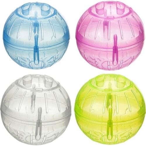 Small Pet Run The Ball Toy Home Hamster Transparent Running Ball 12cm Jogging Pets Guinea Pig Mini Trot Ball