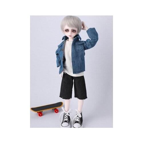 Full Set SD 1/4 BJD Doll BORY D Cowboy Coat Boy Top Quality Joint Doll Christmas Birthday Gift Adult Toy Accessories Best Resin