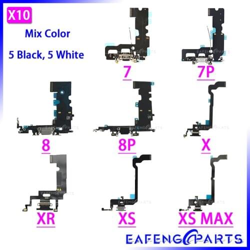 Charger Flex For 7 8 Plus 7Plus 8Plus X XR XS MAS Charging Port Flex with Mic Microphone Flex Cable