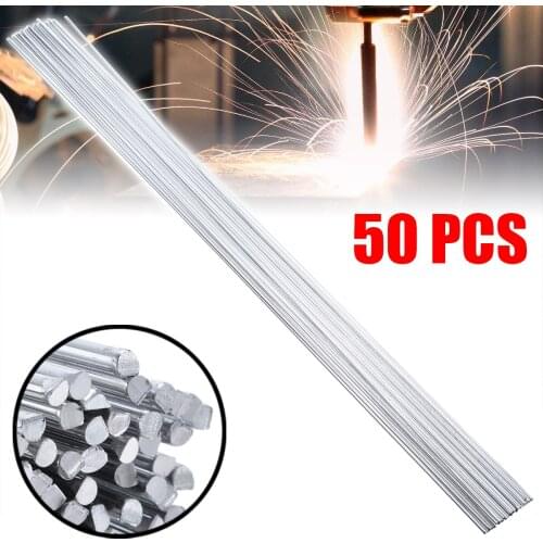 50Pcs/Set Welding Rods 1.6mm Easy Aluminum Welding Rods Low Temperature No Need Solder Powder For Repair Welding Soldering
