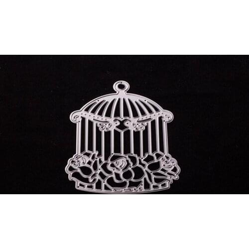 Metal flower birdcage cutting dies Stencils for DIY Scrapbooking photo album Decorative Embossing DIY Paper Cards
