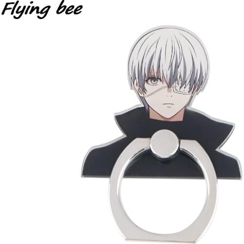 X1794 Tokyo Ghoul Cartoon Universal Creative Mobile Phone Ring Stand Anti-drop Ring Buckle Lazy Bracket Phone Accessories