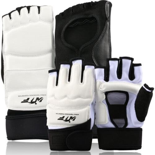 Taekwondo Gloves WTF Ankle Foot Protector Palm Protect Boxing Gloves Karate Ankle Support Fighting Taekwondo Equipment Kid Adult