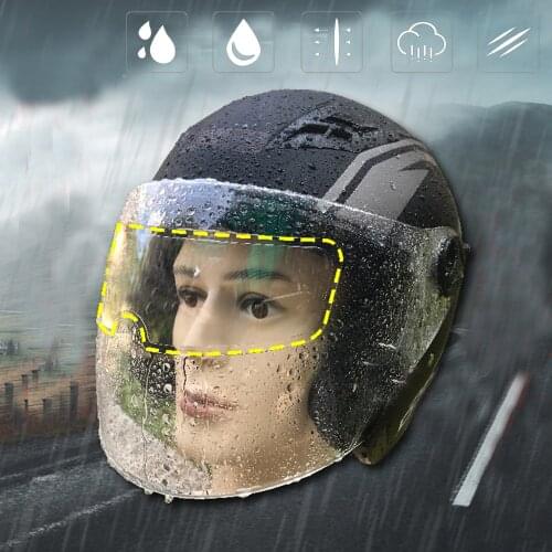 10 Set Motorcycle Clear Rainproof And Anti-fog Film Helmet Patch Film Helmet Lens Fog Resistant Films For K3 K4 AX8 LS2 HJC HD