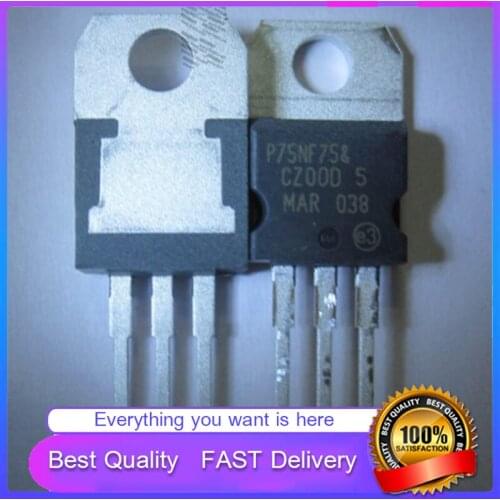 10Pcs/Lot New Original P75NF75 = P75N75 Field Effect Transistor MOTOR CONTROLLER INVERTER Triode Good Quality
