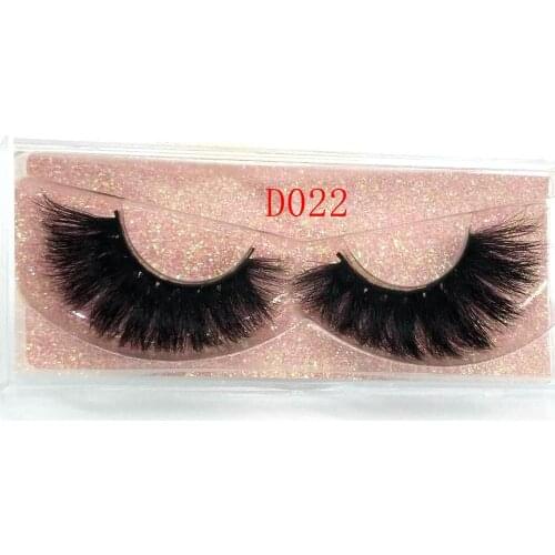 3d mink lashes natural long fluffy soft wispy full strip lashes eyelash extension thick fales eyelashes makeup D022