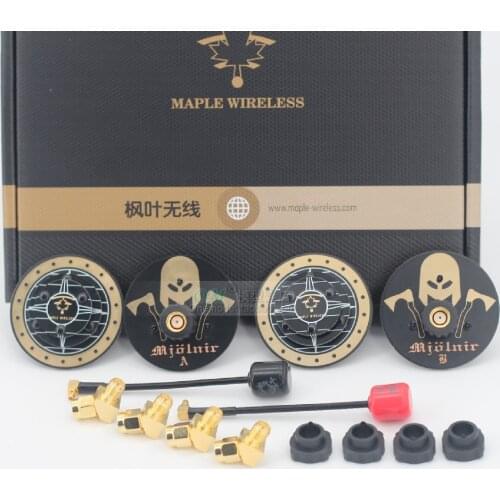 Maple Wireless 5.8Ghz 8.5dBi High Gain Omnidirectional Directional Hybrid Polarization Antenna Kit for Digital RC Quadcopter