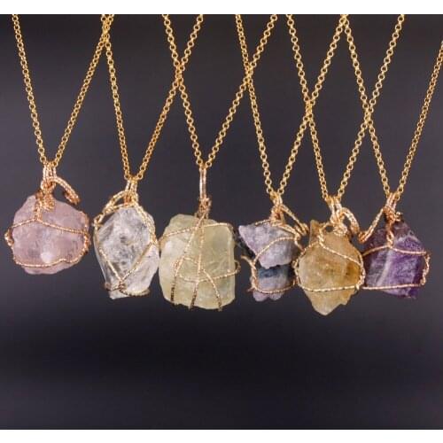 Druzy Golden Chains