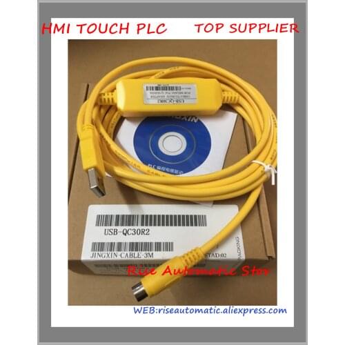 Interface PLC USB-QC30R2 USB/RS232 Programming Adapter For Q Series USBQC30R2 Support Win7/Win8 New In Box