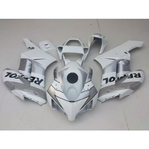 Custom Injection Mold Fairing kit for CBR1000RR 04 05 CBR1000 CBR1000RR 2004 2005 White black ABS Fairings set ZD20