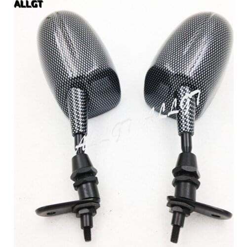 L&R Motor Mini Racing Mirror for Katana 600 750 GSXR600 750 1000 1100 Hayabusa carbon