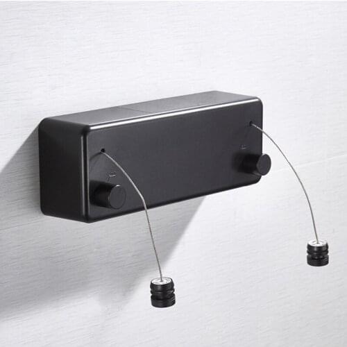 New Indoor/Outdoor Telescopic Stainless Steel Invisible Clothesline Retractable Clothes Dryer Holder Balcony Clothes Line