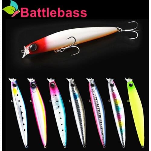 BATTLEBASS 2021 Fishing minnow lure 11mm 17g trolling freshwater trout pike floating fake bait lures peche isca artificial