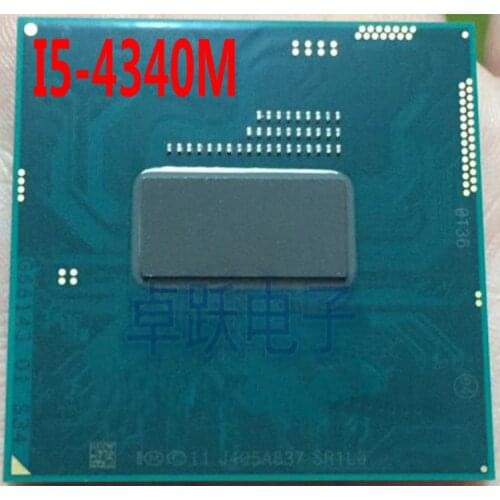 Intel CPU I5 4340M SR1L0 Dual-Core 2.9-3.6GHZ cpu processor Free shipping