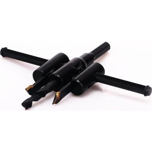 Adjustable PVC Hole Opener Milling Cutter Woodworking Drill Bit For Wood Gypsum Board Plywood Drilling Tools Foret Broca Madeira