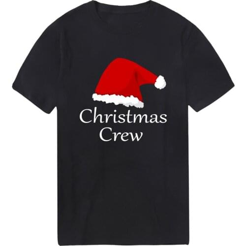 Christmas Crew Streetwear Men T-shirts Cotton O-Neck 2020 Tshirts Military Black Tees Bodybuilding Tops Breathable Dadera Hombre