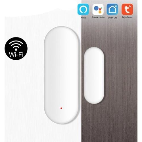 Tuya Smart WiFi Door Sensor Door Open / Closed Detectors Compatible with Alexa Google Home IFTTT Tuya APP
