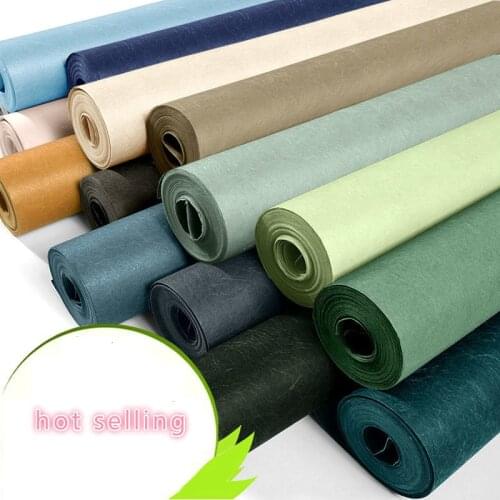 Wall Modern Papers Home Decor Green Blue Grey Solid Color Plain Silk Wallpapers Roll For Bedroom Living Room Walls Contact Paper