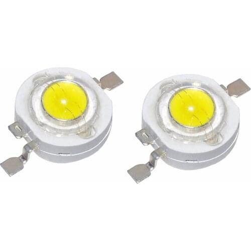 50pcs 1W 3W FULL Power led LED 3V Light Emitting Diode headlights Power LED For SpotLight DownLight Lamp Bulb LED DIY