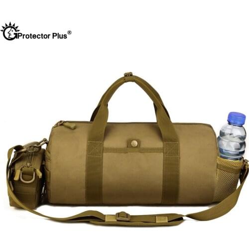 PROTECTOR PLUS Tactical Men Handbag High Capacity Travel Bag Military Molle 10 Inch Tablet Crossbody Shoulder Bag Outdoor Sports