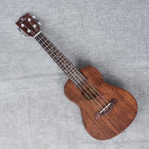 23 inch Concert Ukulele 4 String Electric Mahogany Mini Guitar High Quality Musical Instrument Beginner Gift with Pickup UK2399