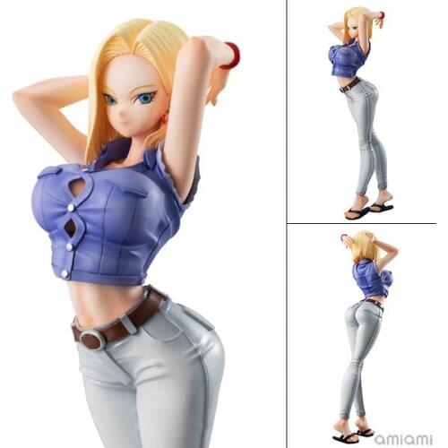 19cm sexy lazuli Android 18 Action figure toys doll Christmas gift with box 18-2020