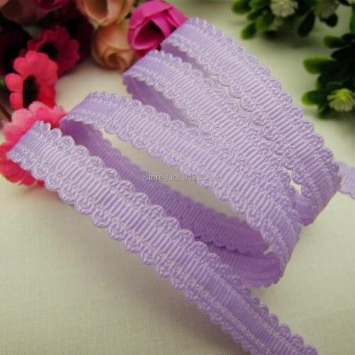 3/8'' 10mm hollow Flowers solid Grosgrain Ribbon, DIY handmade materials,Clothing accessories,Gift Wrapping 141012