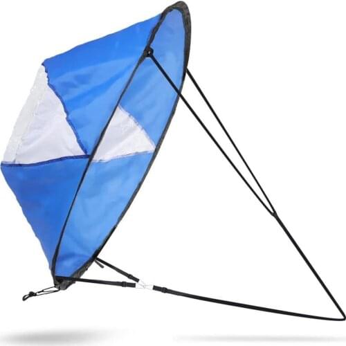 42 inch Foldable Kayak Boat Wind Sail Durable Popup Board Paddle Downwind Sail For Inflatable Boat Kayak Dinghy Rowing Boats