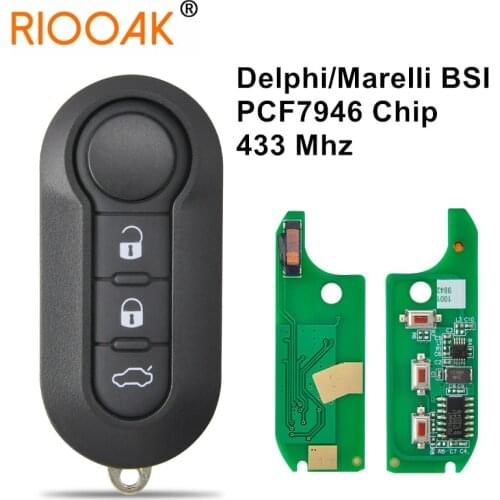 Car Remote Key 433.92 ASK PCF7946 Car Smart Key For Fiat 500L MPV Ducato Citroen Jumper Peugeot Boxer 2008-2015