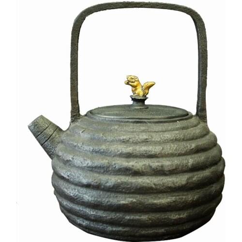 Boiled Tea Pot Traditional Non Coating Japanese Boiled Tea Pot Kungfu Teaware Retro Teapot Puer Oolong Hot Water Kettle