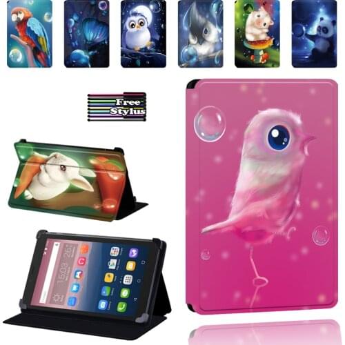 PU Leather Tablet Case for Alcatel One Touch Pixi 3 7" / 8" / 10" / Pixi 4 7" Ultra-thin Protective Cover