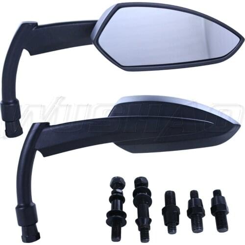 Black Chrome Motorcycle mirror Rearview Side Mirrors For Harley Dyna Touring Road Electra Glide Softail Sportster 1200 883