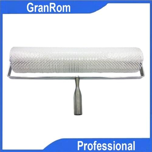 DIY 28mm Spiked Aeration Floor Roller Hand Tools Self Levelling Cement Defoaming Roller Screed Tools Accessories