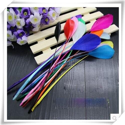 Beautiful Goose Feathers for Crafts 5-7 "/13-18cm Decorative Accessories Decorative Feathers for Jewelry Making Natural Plumes